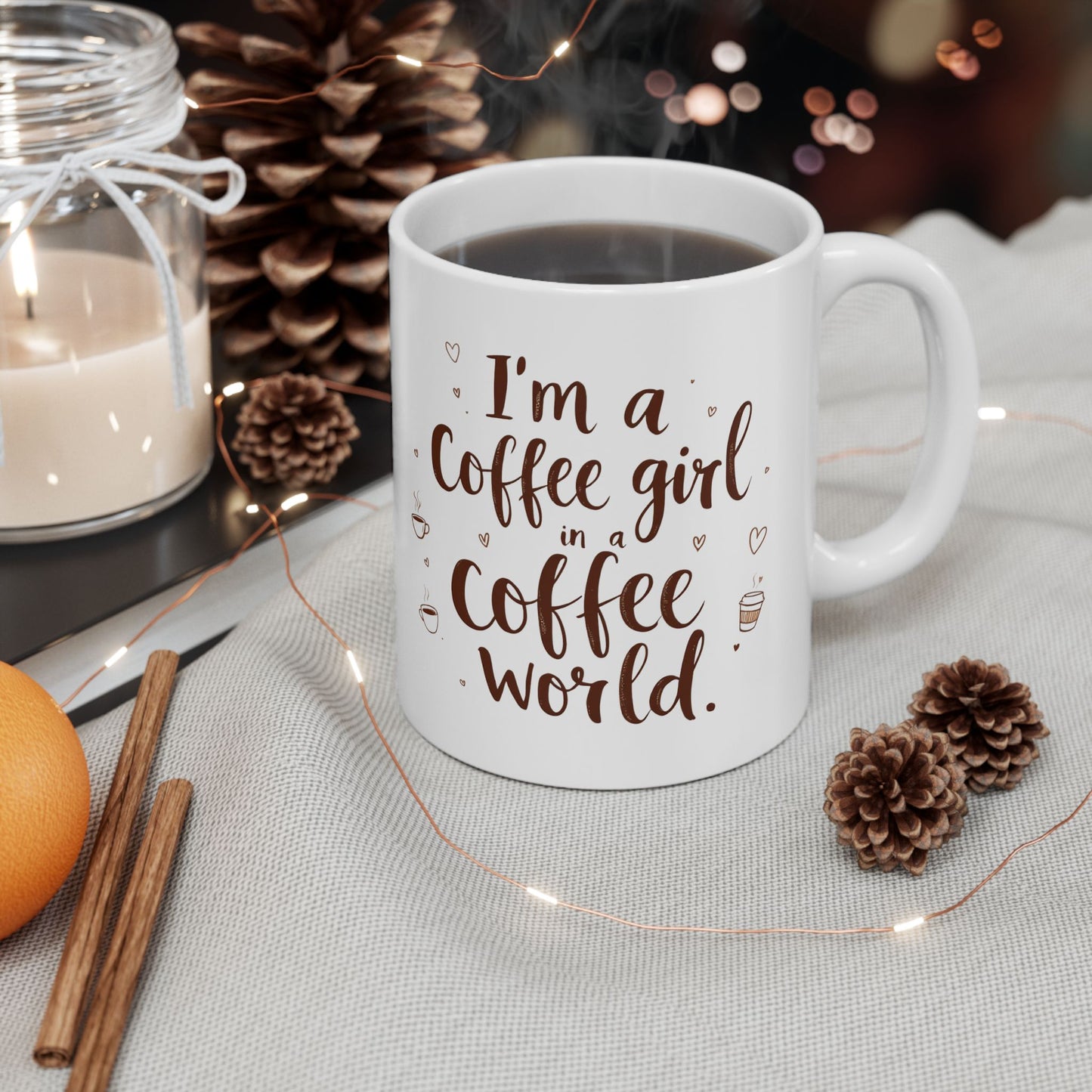Coffee World Ceramic Mug