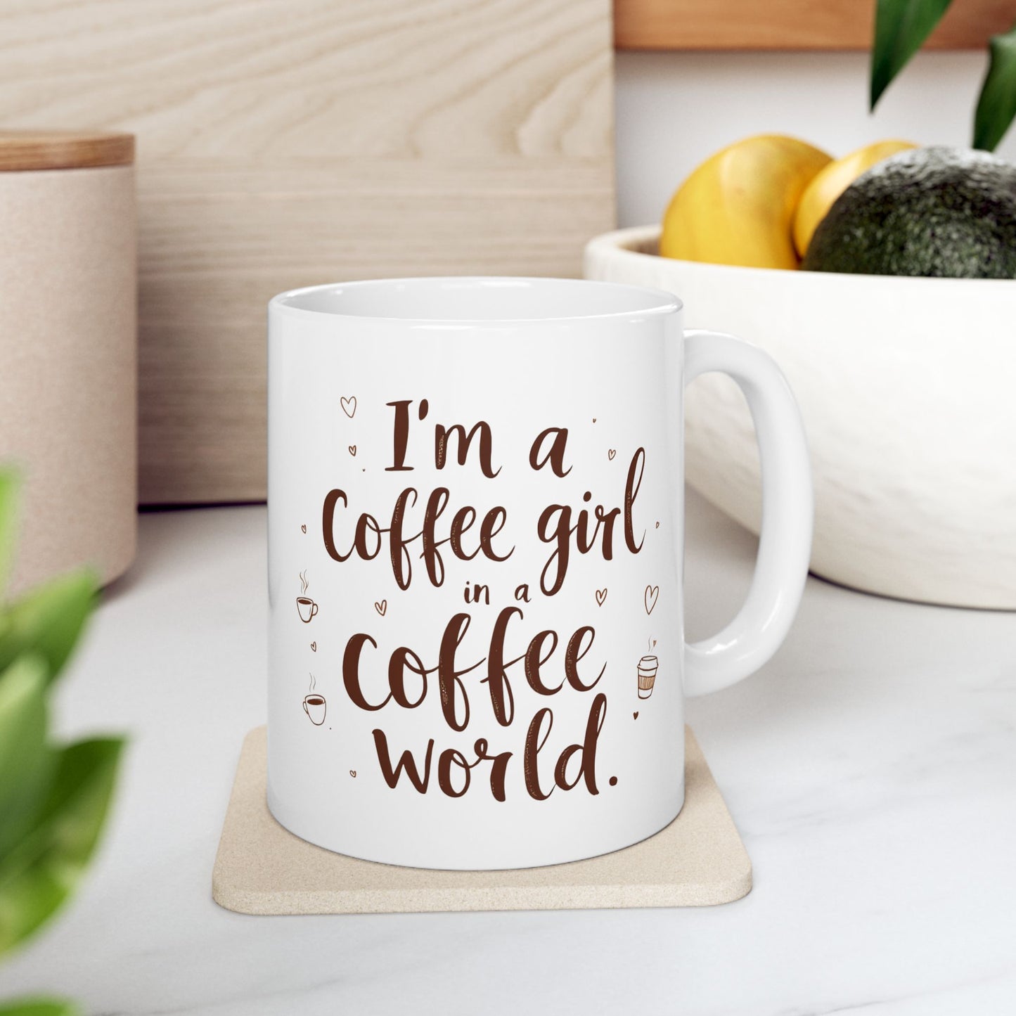 Coffee World Ceramic Mug