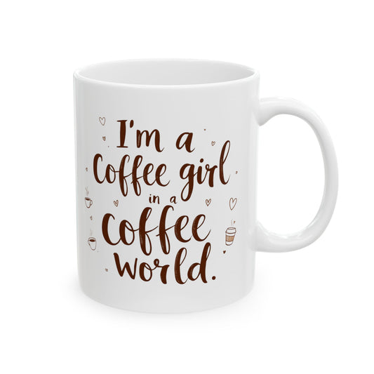 Coffee World Ceramic Mug